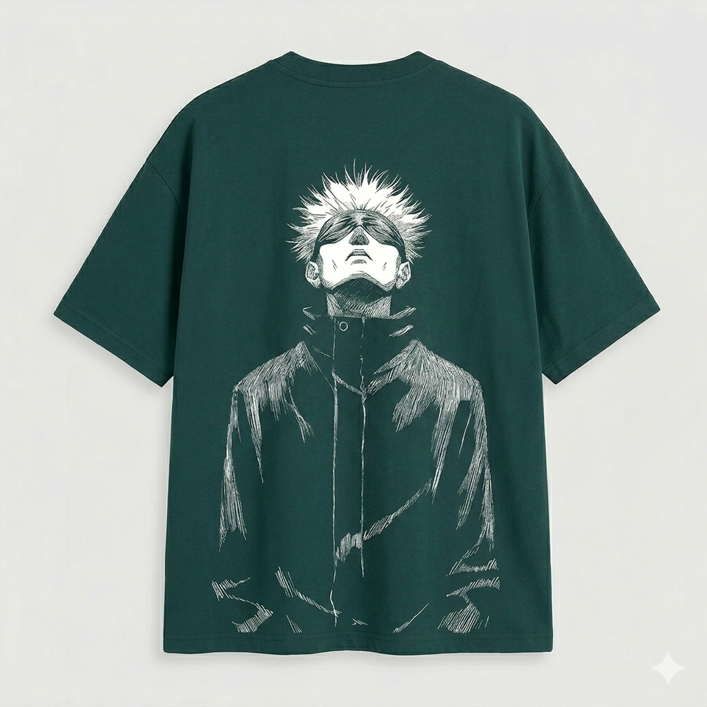 Jujutsu Kaisen Gojo Graphic Oversized T-Shirt
